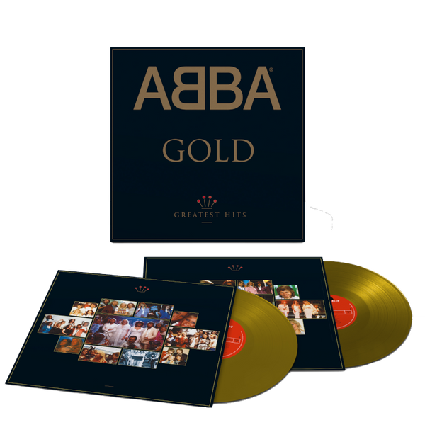 ABBA ABBA Gold Bundle Gold Coloured 2LP + Black Cassette + Pin 223211