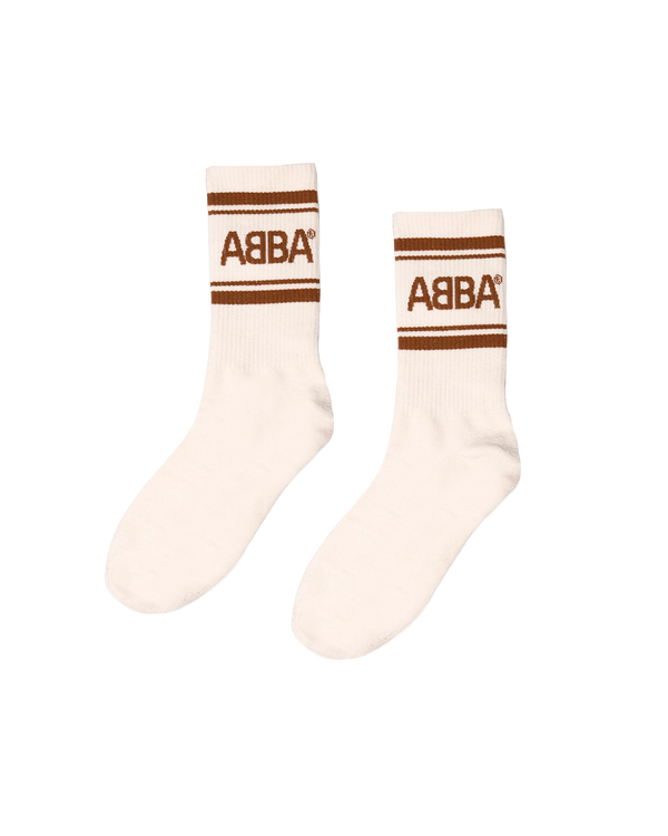 ABBA ABBA Socks (Brown/White) Socken 449086