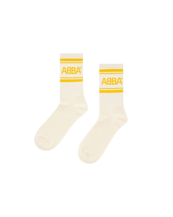 ABBA ABBA Socks (Yellow/Off-white) Socken 449128