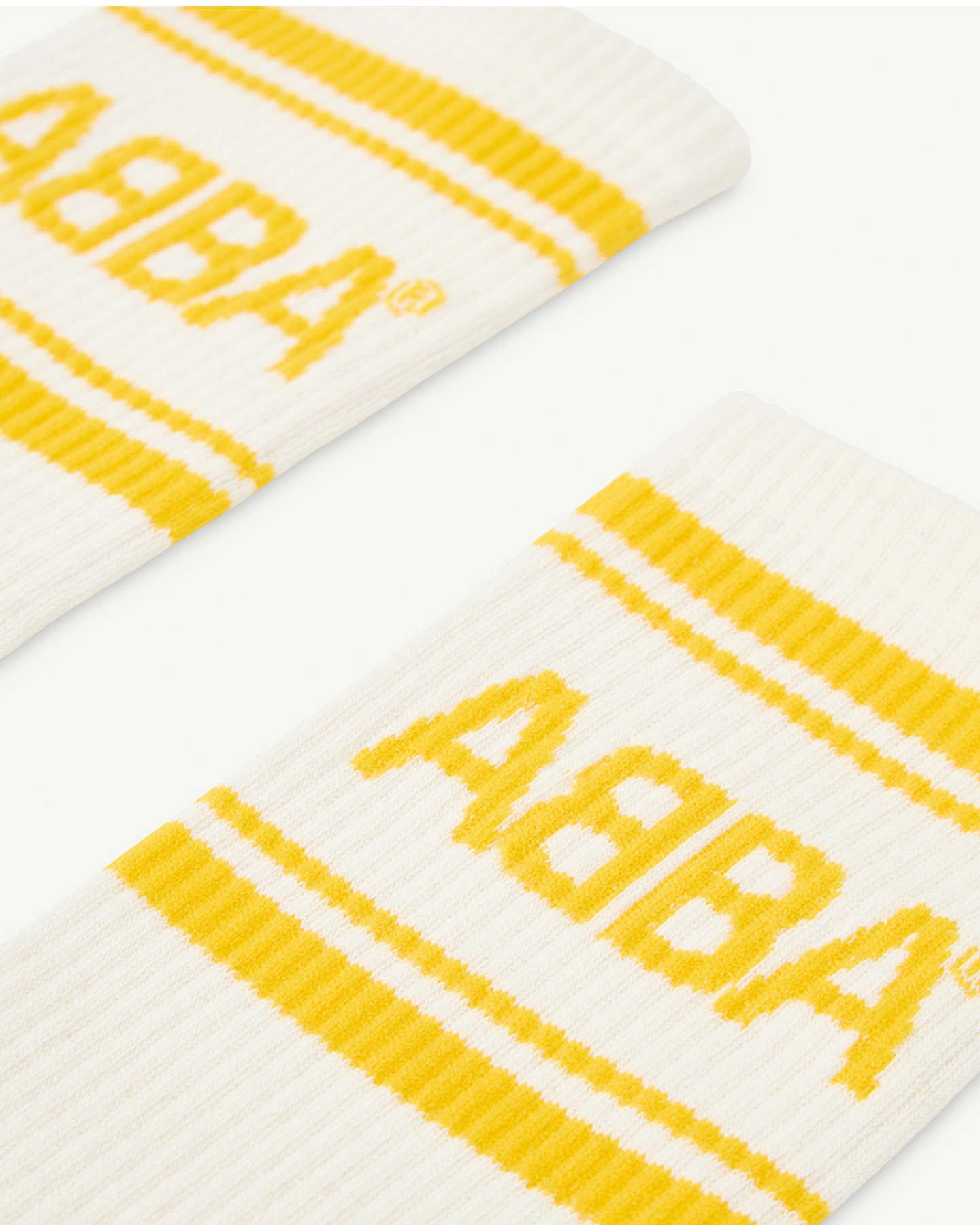 ABBA ABBA Socks (Yellow/Off-white) Socken 449130