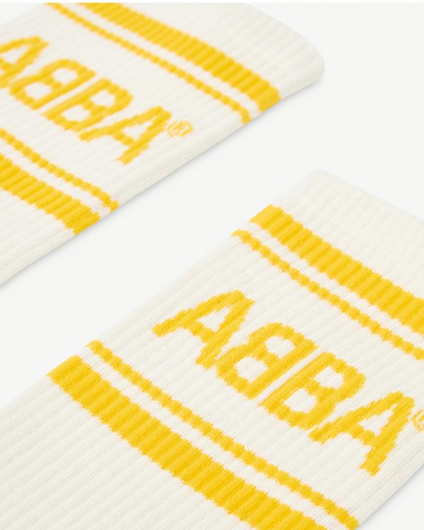 ABBA ABBA Socks (Yellow/Off-white) Socken 449130