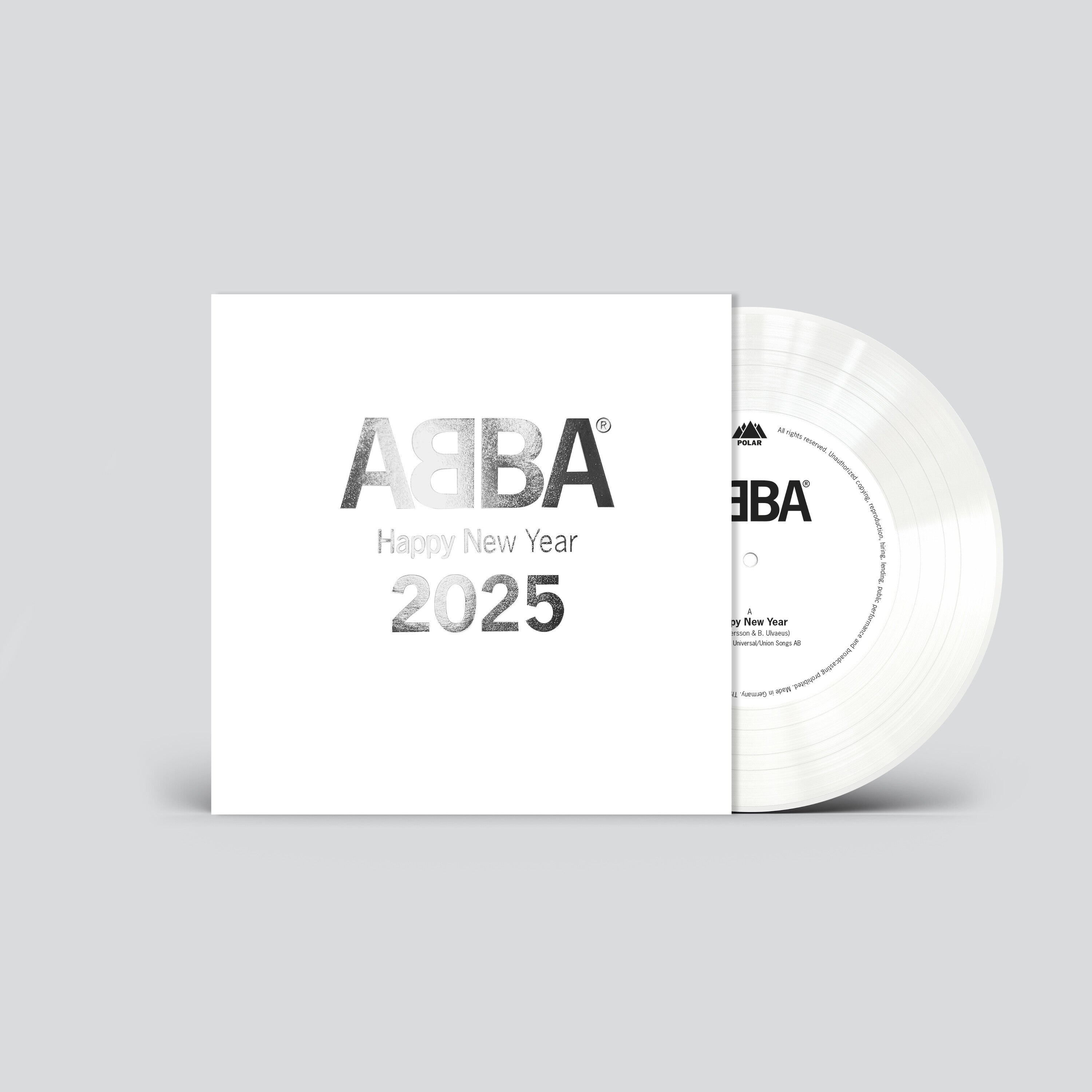 ABBA Happy New Year (7″ Single – 2025) 7″ Single Ltd. Colour Vinyl 386104