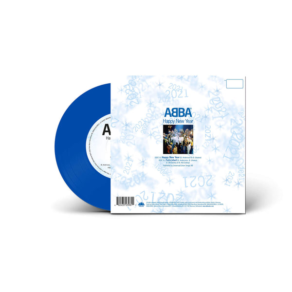 ABBA Happy New Year (Ltd. Clear Blue 7inch Single) Vinyl Single 76344