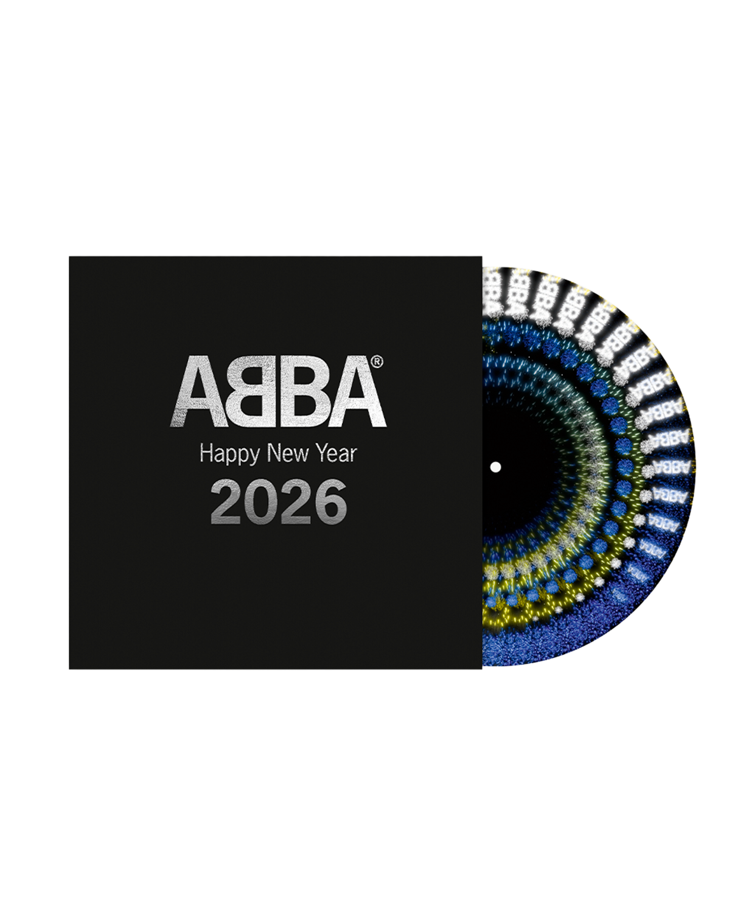 ABBA Happy New Year Exclusive Limited Numbered Zoetrope Vinyl 7" 448816