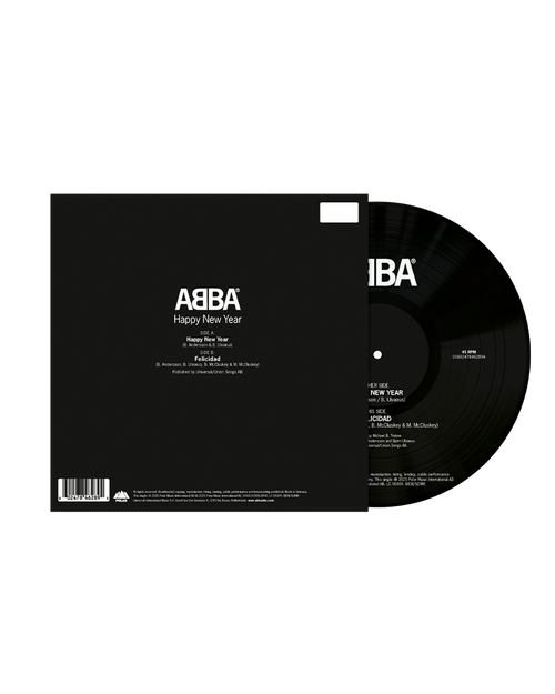ABBA Happy New Year Exclusive Limited Numbered Zoetrope Vinyl 7" 448818