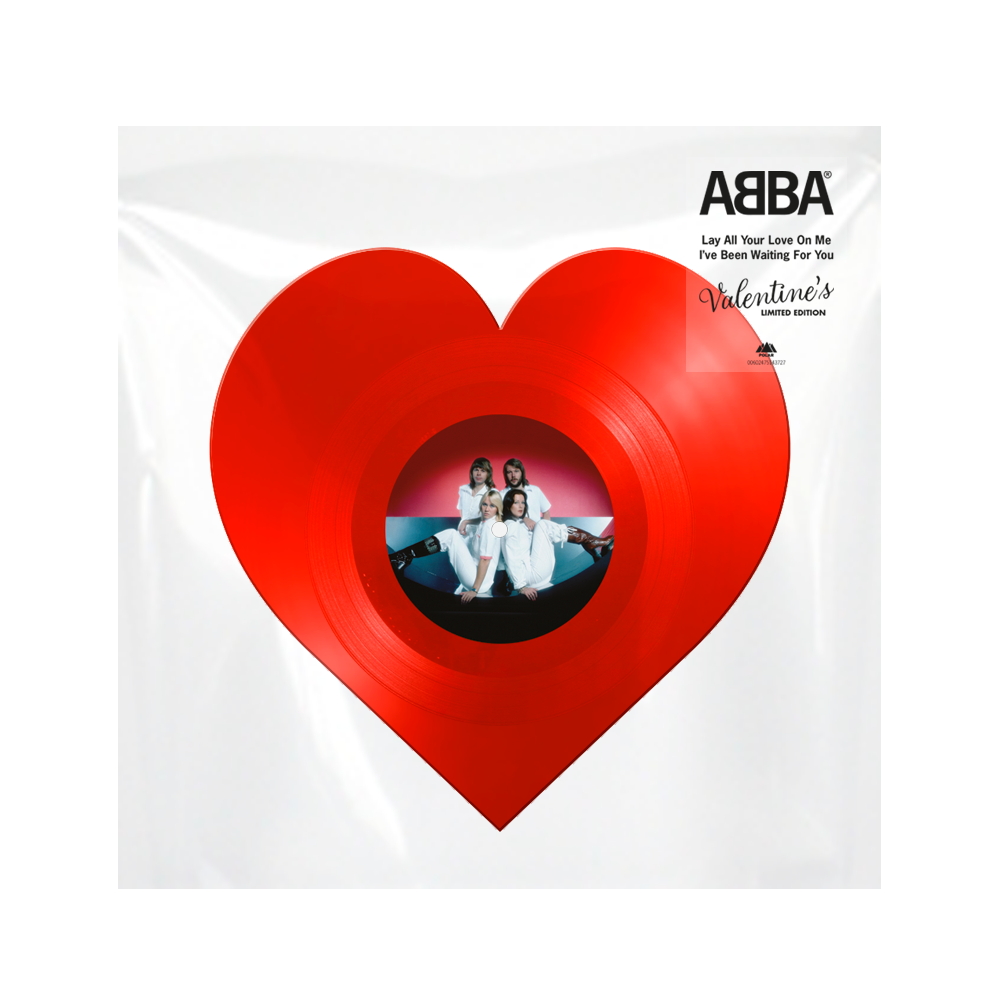 ABBA Lay All Your Love On Me Exclusive Limited Heart-Shaped Colour 12" Vinyl 394395