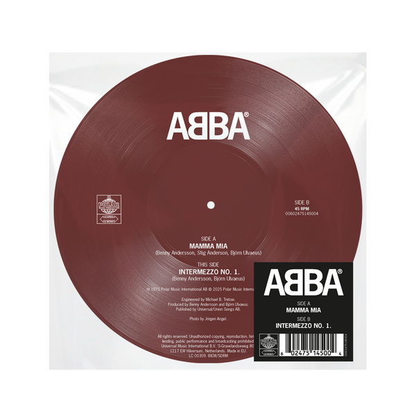 ABBA Mamma Mia / Intermezzo No.1 Picture disc 407779