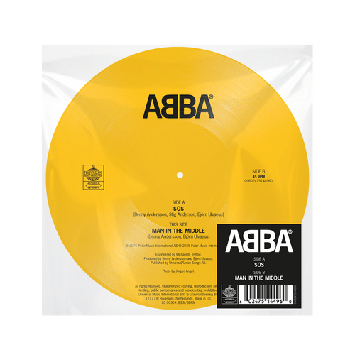 ABBA SOS / Man In The Middle Picture Disc 407827