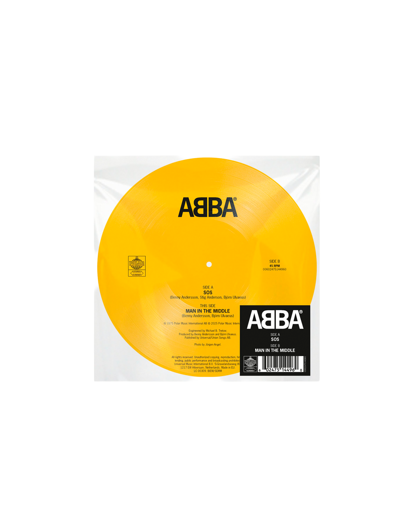 ABBA SOS / Man In The Middle Picture Disc 449702