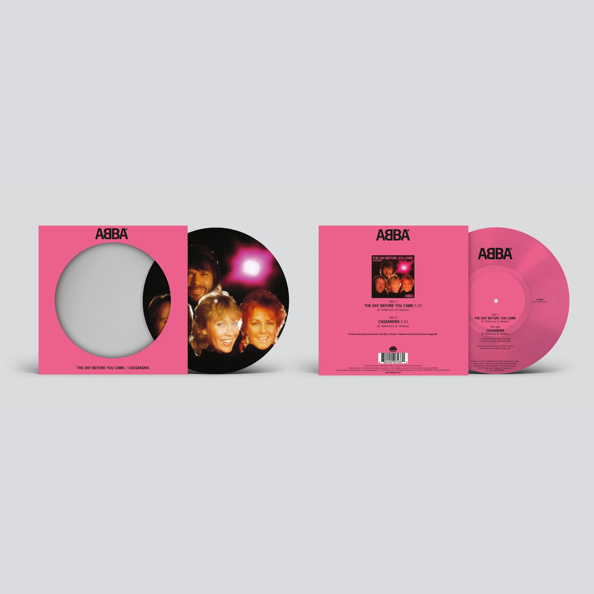 ABBA The Day Before You Came Limited Picture Disc 7" 332329