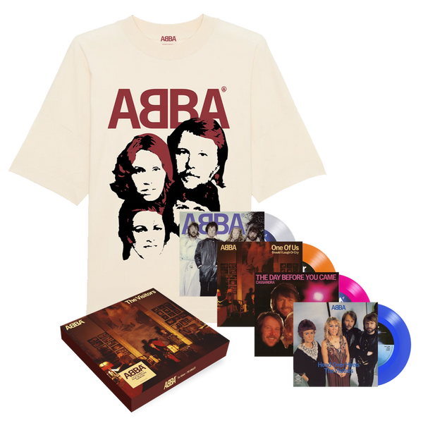 ABBA The Visitors Box + ABBA T-Shirt / L Exclusive Limited 4x7" Boxset + T-Shirt 332781