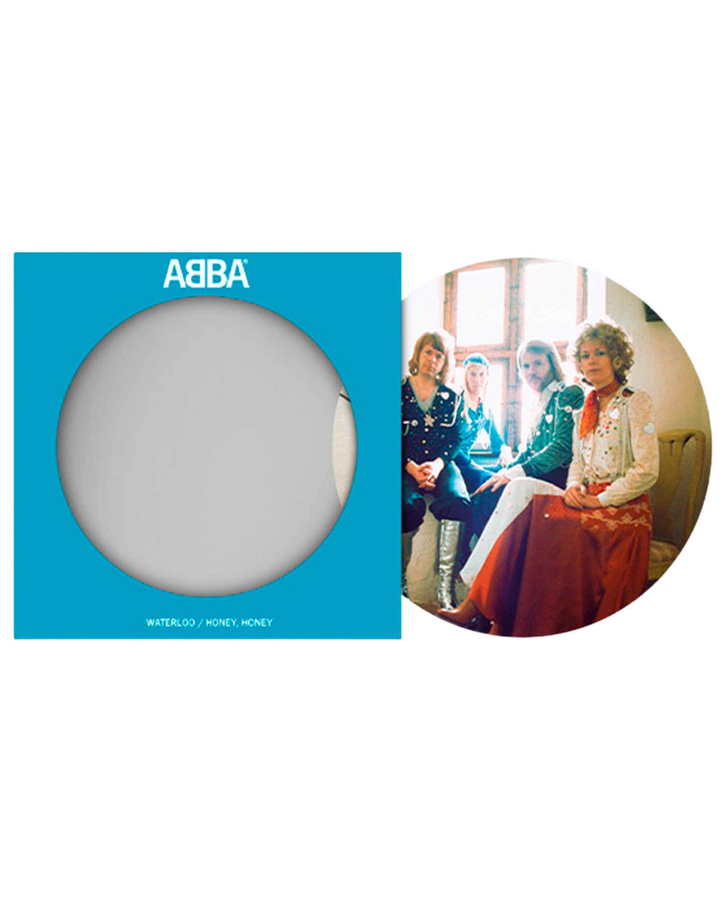 ABBA Waterloo (Swedish) / Honey Honey (Swedish) 7" Picture Disc Vinyl 449722